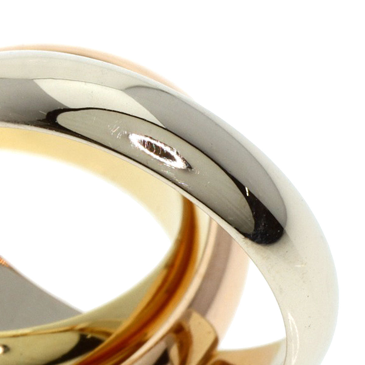 CARTIER Trinity Vintage #49 Ring K18 Yellow Gold K18 White GoldLadies [Used]