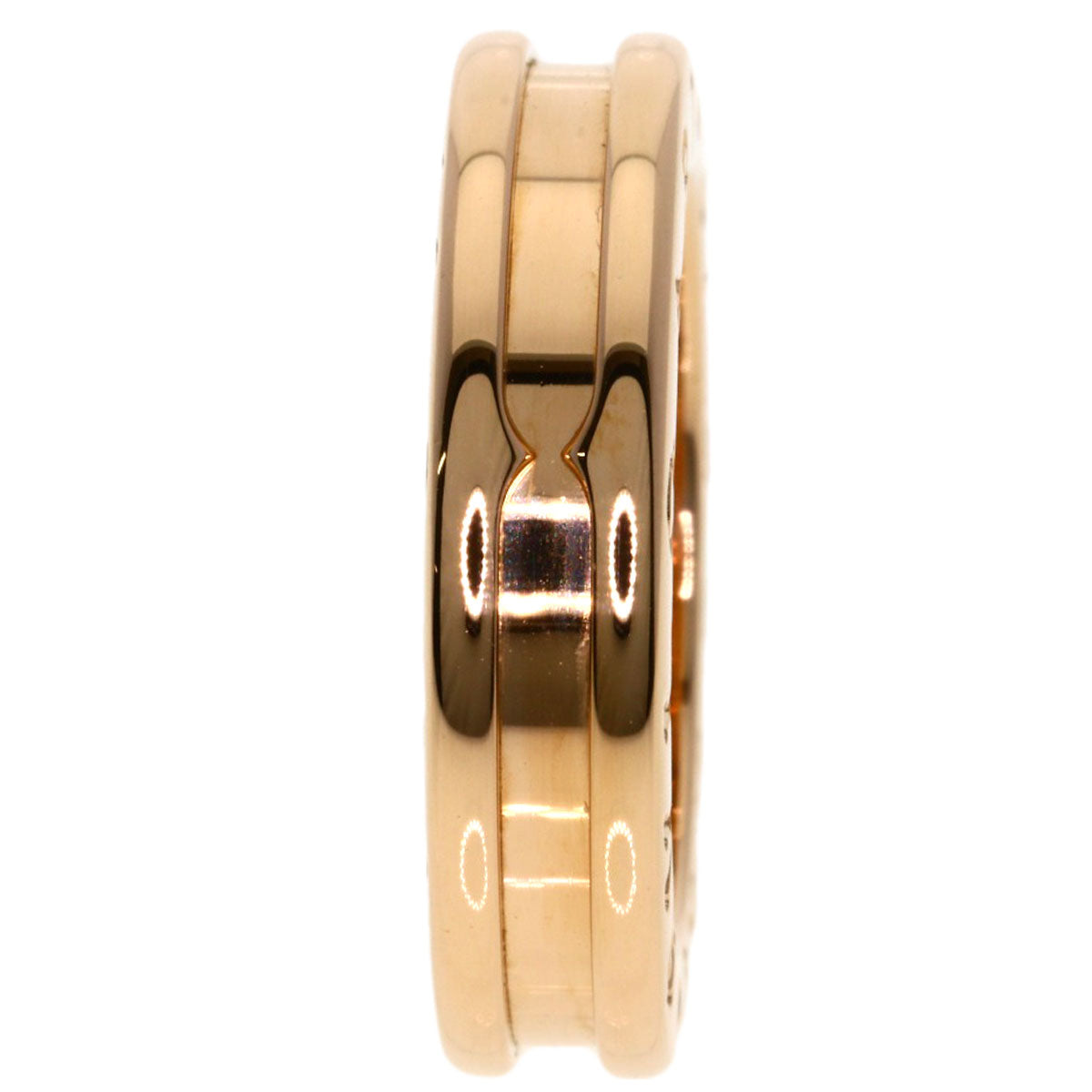 BVLGARI B.zero1 1 Band #47 Ring K18 Pink Gold Ladies [Used]