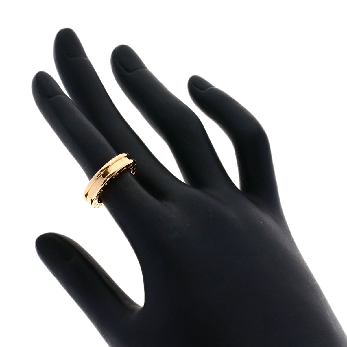 BVLGARI B.zero1 1 Band #47 Ring K18 Pink Gold Ladies [Used]