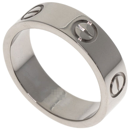 CARTIER love ring #52 Ring K18 White Gold Ladies [Used]