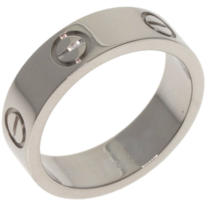 CARTIER love ring #52 Ring K18 White Gold Ladies [Used]