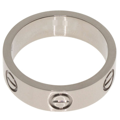 CARTIER love ring #52 Ring K18 White Gold Ladies [Used]