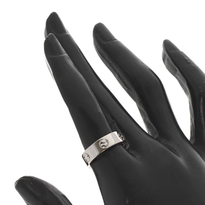 CARTIER love ring #52 Ring K18 White Gold Ladies [Used]