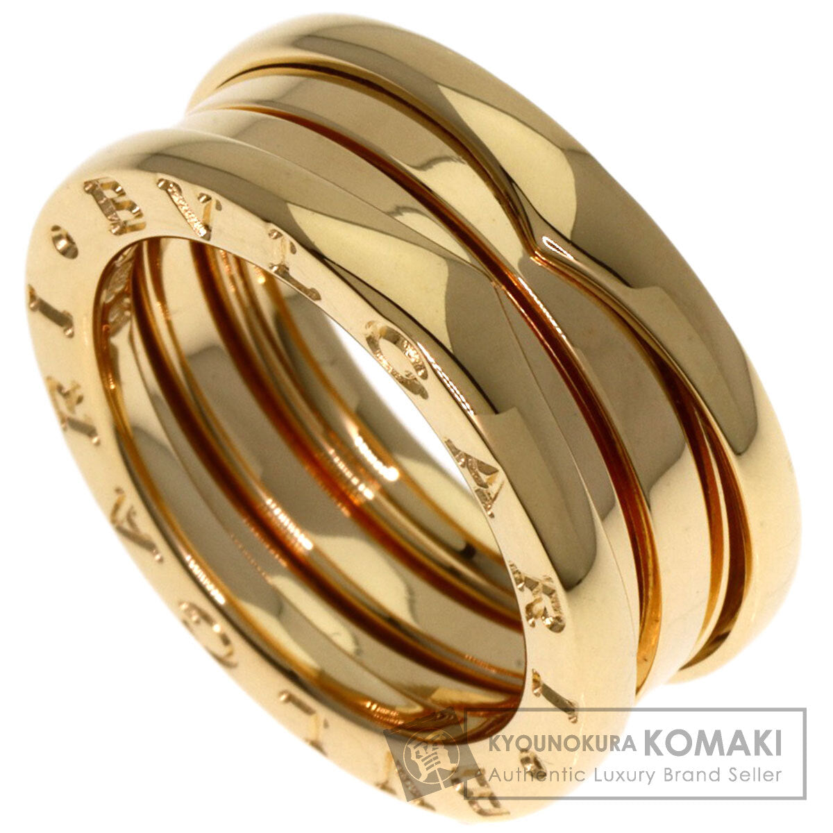 BVLGARI B.zero1 Ring K18 Yellow Gold Ladies [Used]