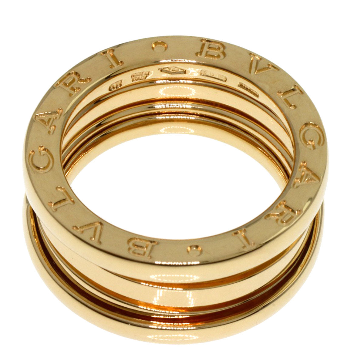 BVLGARI B.zero1 Ring K18 Yellow Gold Ladies [Used]