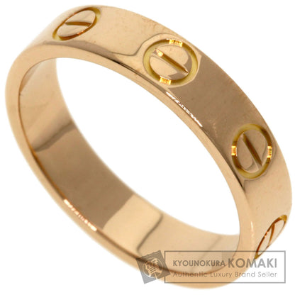 CARTIER Mini love ring #46 Ring K18 Pink Gold Ladies [Used]