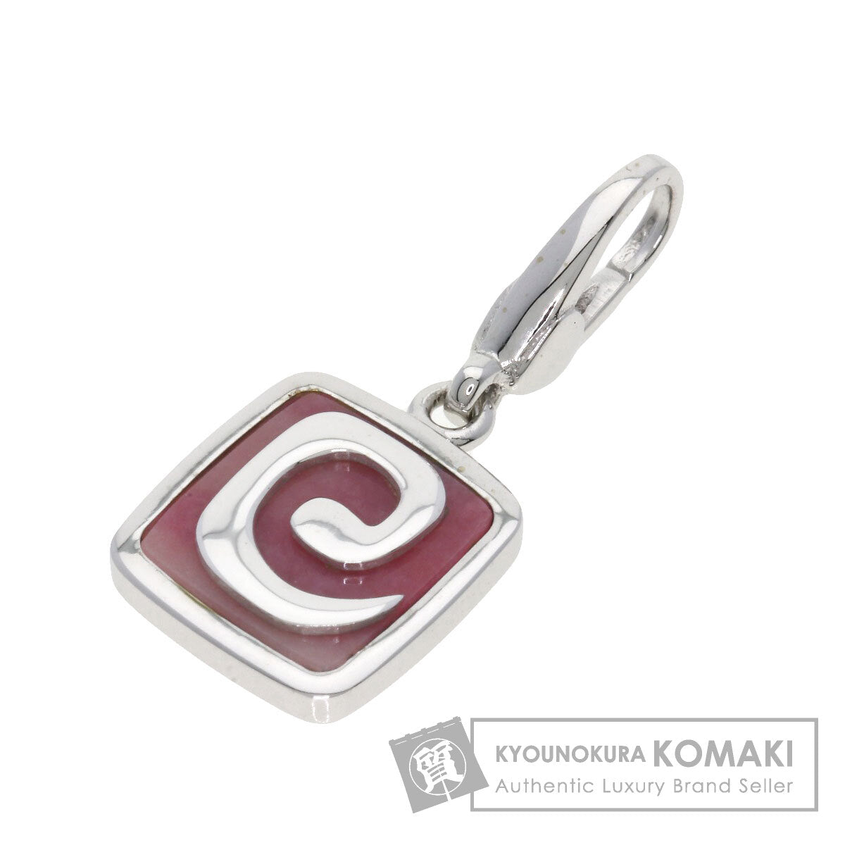 BVLGARI Lord Chrysalis Charm Pendant top K18 White Gold Ladies [Used]