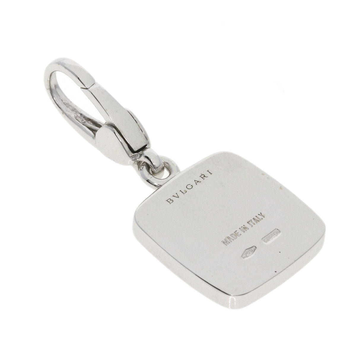 BVLGARI Lord Chrysalis Charm Pendant top K18 White Gold Ladies [Used]