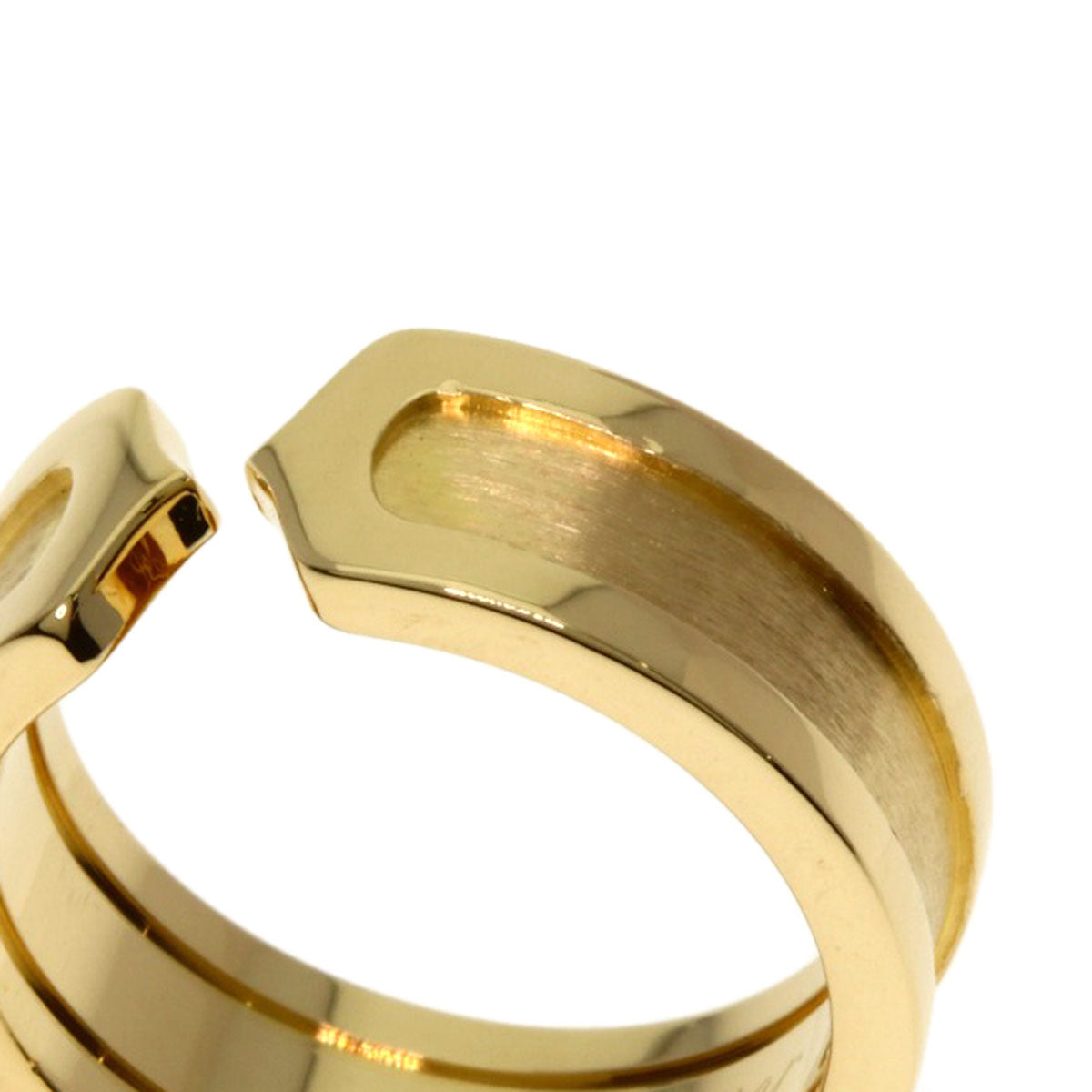CARTIER C2 Ring SM #49 Ring K18 Yellow Gold Ladies [Used]