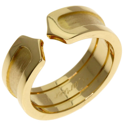 CARTIER C2 Ring SM #49 Ring K18 Yellow Gold Ladies [Used]