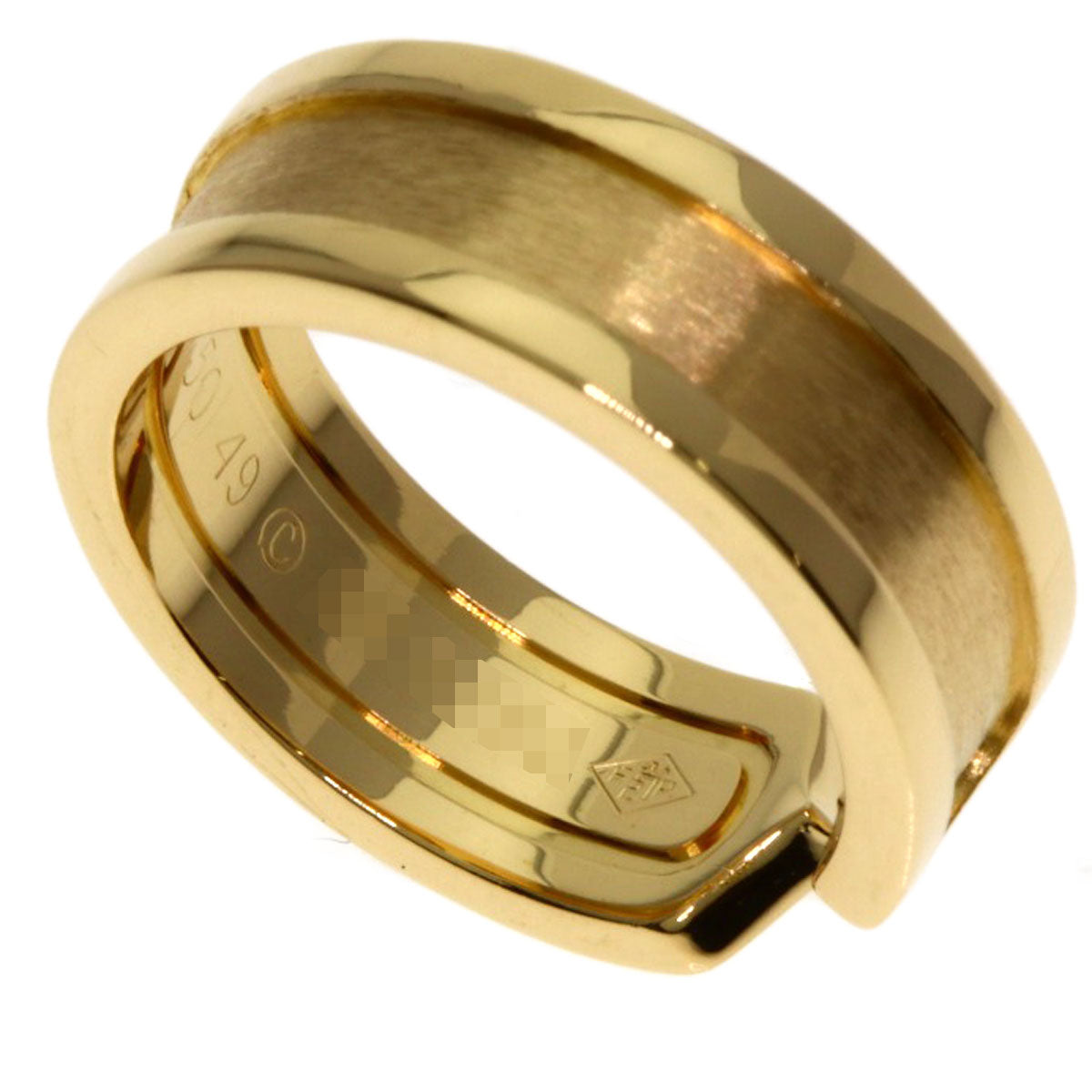 CARTIER C2 Ring SM #49 Ring K18 Yellow Gold Ladies [Used]