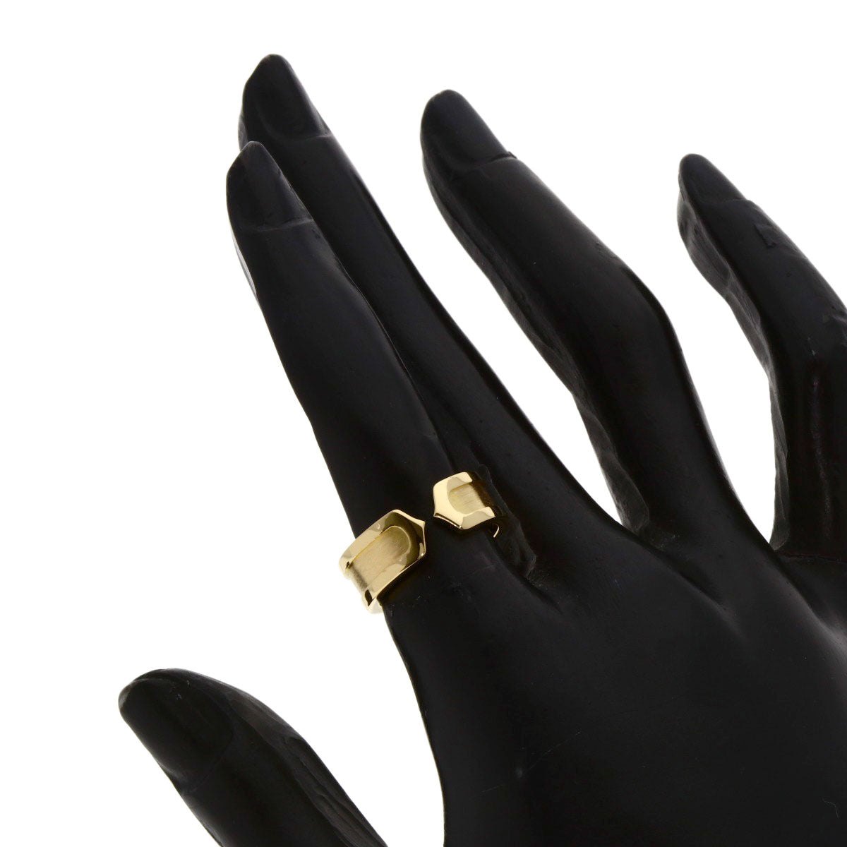 CARTIER C2 Ring SM #49 Ring K18 Yellow Gold Ladies [Used]