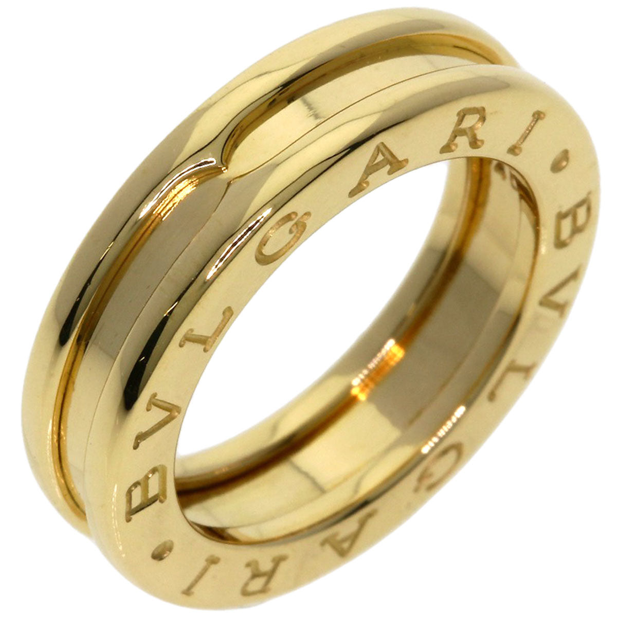 BVLGARI B.zero1 1 Band #46 Ring K18 Yellow Gold Ladies [Used]