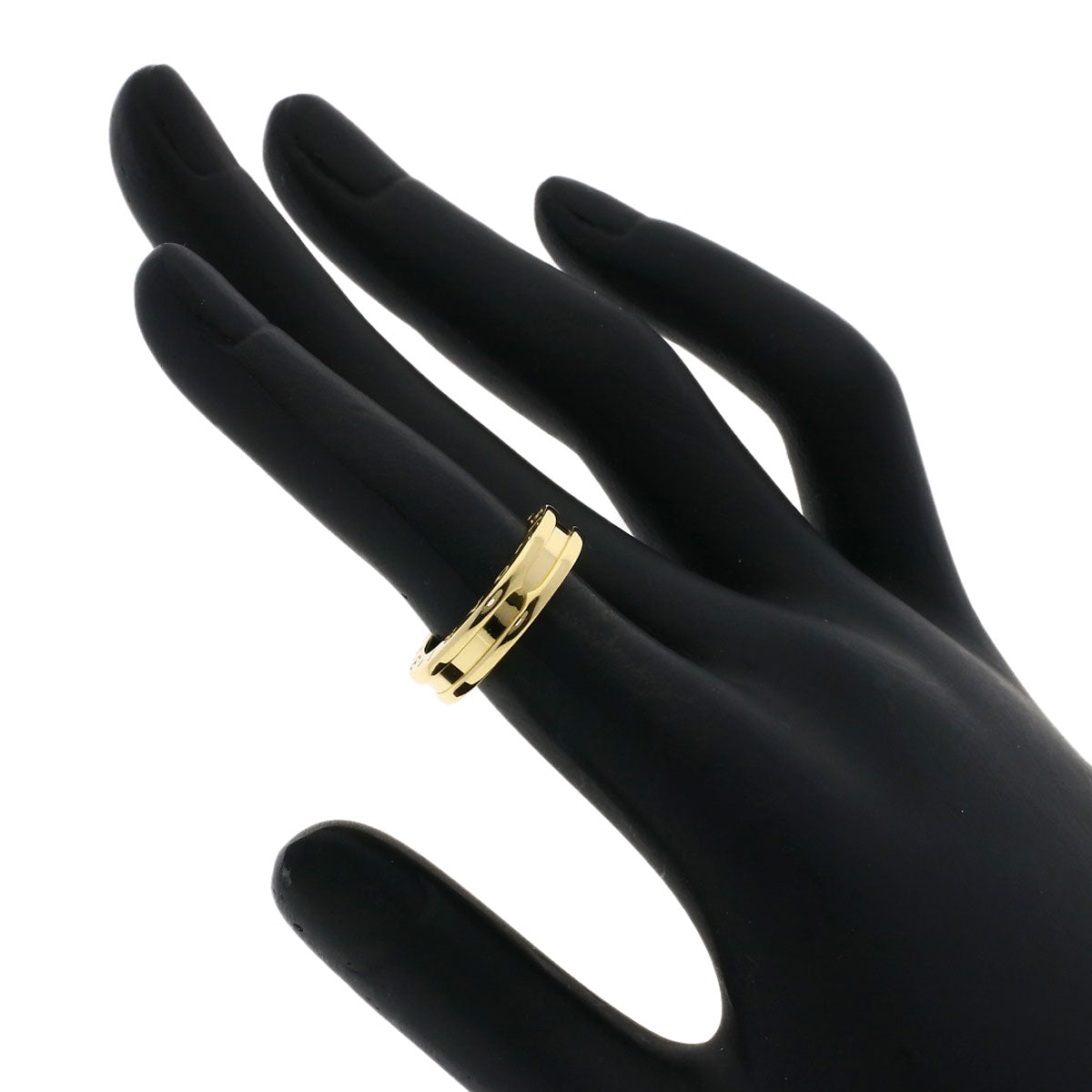 BVLGARI B.zero1 1 Band #46 Ring K18 Yellow Gold Ladies [Used]