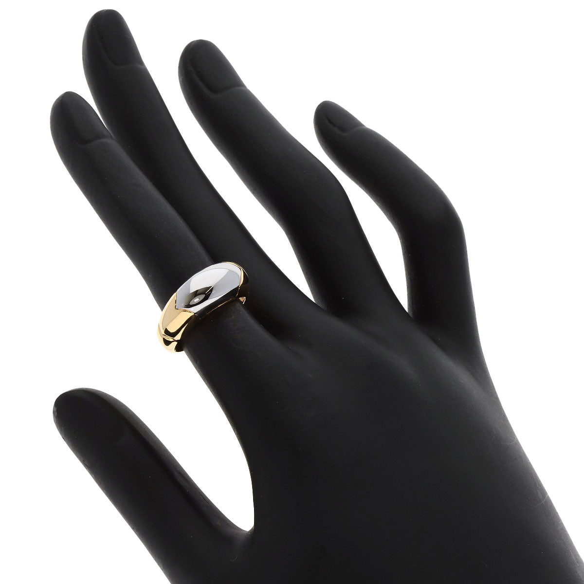 BVLGARI Certaura Ring K18 Yellow Gold Ladies [Used]