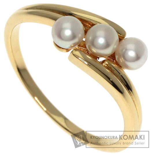 MIKIMOTO Pearl Pearl Ring K18 Yellow Gold Ladies [Used]