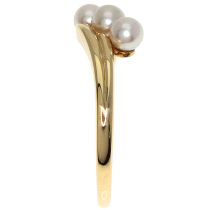 MIKIMOTO Pearl Pearl Ring K18 Yellow Gold Ladies [Used]