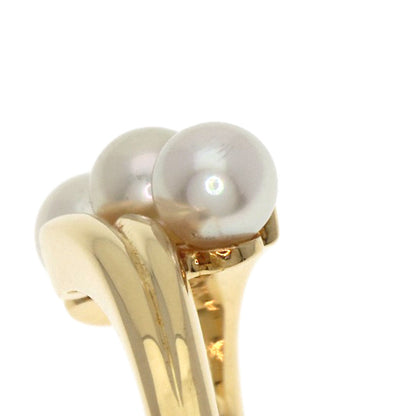 MIKIMOTO Pearl Pearl Ring K18 Yellow Gold Ladies [Used]