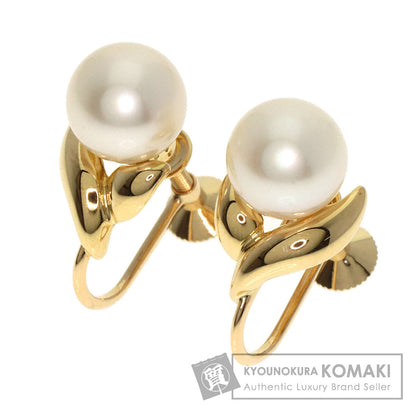 MIKIMOTO Pearl Pearl Earring K18 Yellow Gold Ladies [Used]