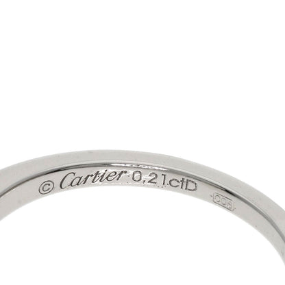 CARTIER Ballerina Solitaire Diamond #48 Ring Platinum PT950 Ladies [Used]