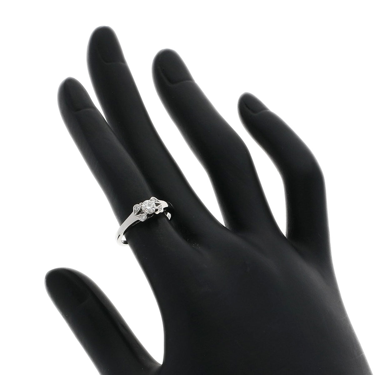 CARTIER Ballerina Solitaire Diamond #48 Ring Platinum PT950 Ladies [Used]