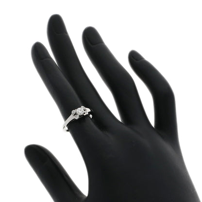 CARTIER Ballerina Solitaire Diamond #48 Ring Platinum PT950 Ladies [Used]