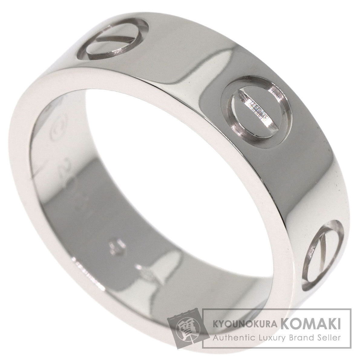 CARTIER love ring #47 Ring Platinum PT950 Ladies [Used]
