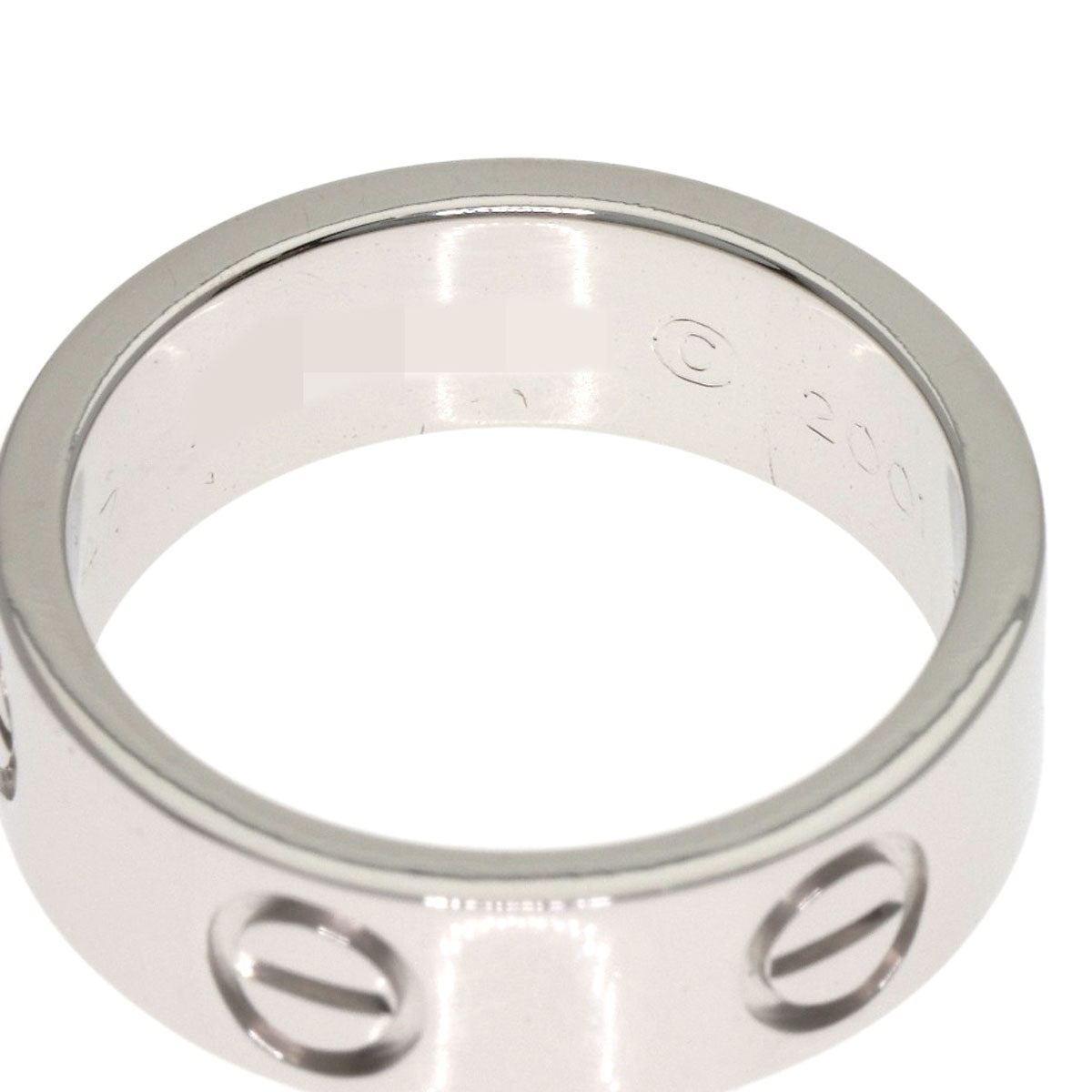 CARTIER love ring #47 Ring Platinum PT950 Ladies [Used]