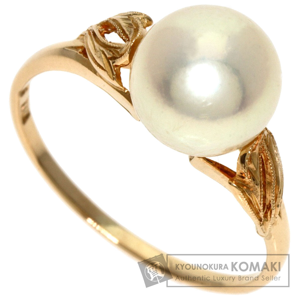 MIKIMOTO Pearl Pearl Ring K14 Yellow Gold Ladies [Used]
