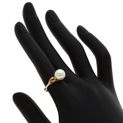 MIKIMOTO Pearl Pearl Ring K14 Yellow Gold Ladies [Used]
