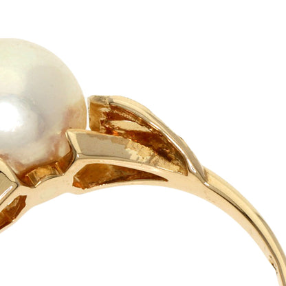 MIKIMOTO Pearl Pearl Ring K14 Yellow Gold Ladies [Used]