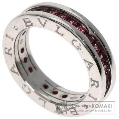 BVLGARI B.zero1 1 band Garnet #48 Ring K18 White Gold Ladies [Used]