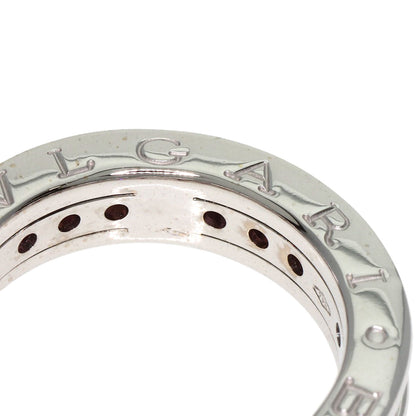 BVLGARI B.zero1 1 band Garnet #48 Ring K18 White Gold Ladies [Used]