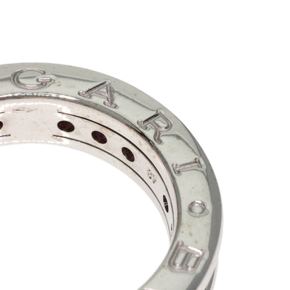 BVLGARI B.zero1 1 band Garnet #48 Ring K18 White Gold Ladies [Used]
