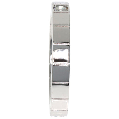 CARTIER Lanier 1P Diamond # 48 Ring K18 White Gold Ladies [Used]