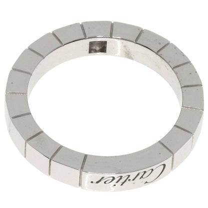 CARTIER Lanier 1P Diamond # 48 Ring K18 White Gold Ladies [Used]