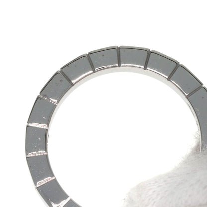 CARTIER Lanier 1P Diamond # 48 Ring K18 White Gold Ladies [Used]