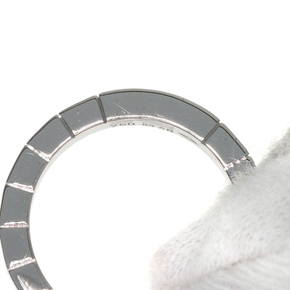 CARTIER Lanier 1P Diamond # 48 Ring K18 White Gold Ladies [Used]