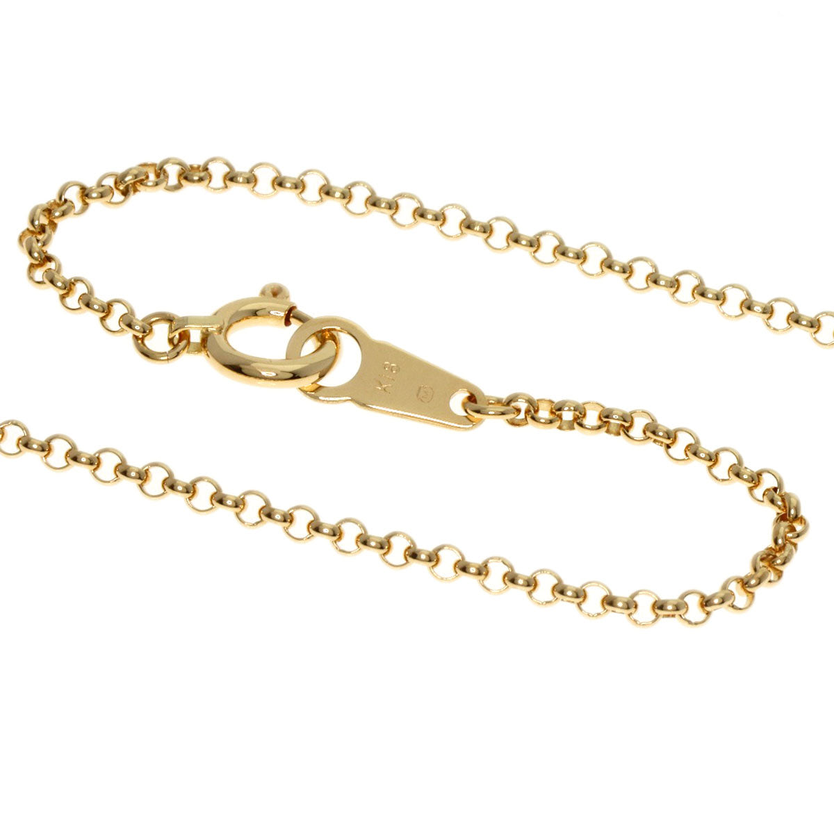 MIKIMOTO Akoya Pearl Pearl Diamond Necklace K18 Yellow Gold Ladies [Used]