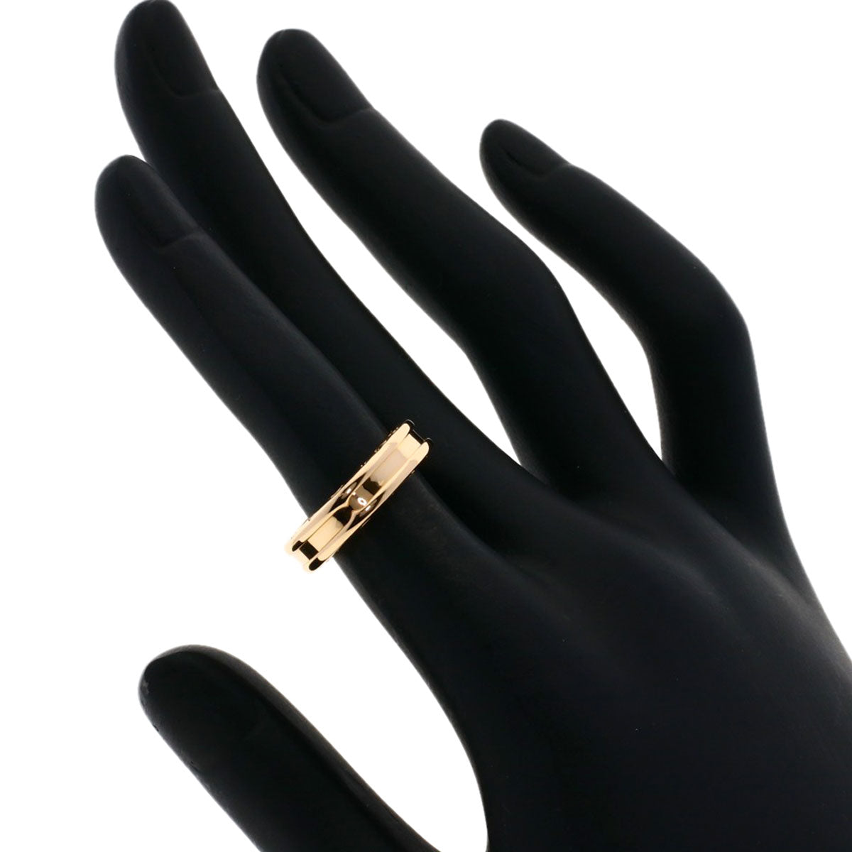 BVLGARI B.zero1 1 Band #47 Ring K18 Pink Gold Ladies [Used]