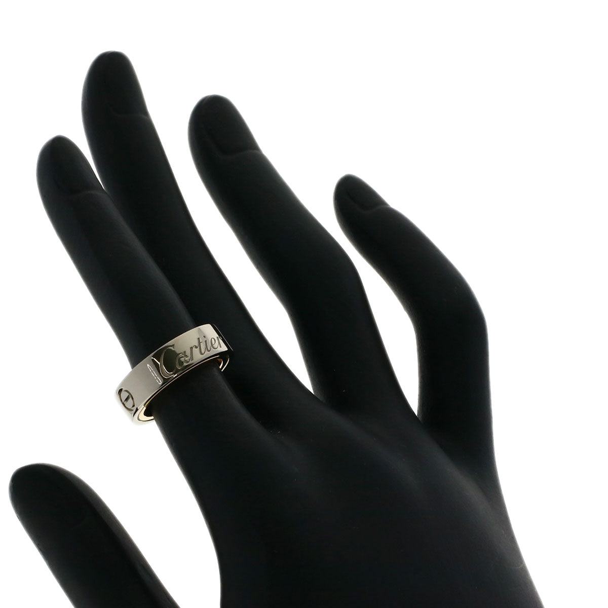 CARTIER secret love ring #47 Ring K18 White Gold 18K Pink GoldLadies [Used]