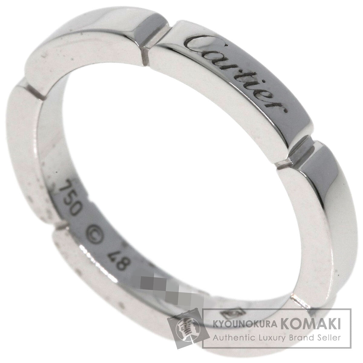 CARTIER Maillon PANTHERE #48 Ring K18 White Gold Ladies [Used]
