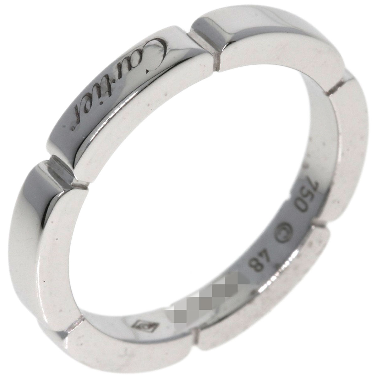 CARTIER Maillon PANTHERE #48 Ring K18 White Gold Ladies [Used]