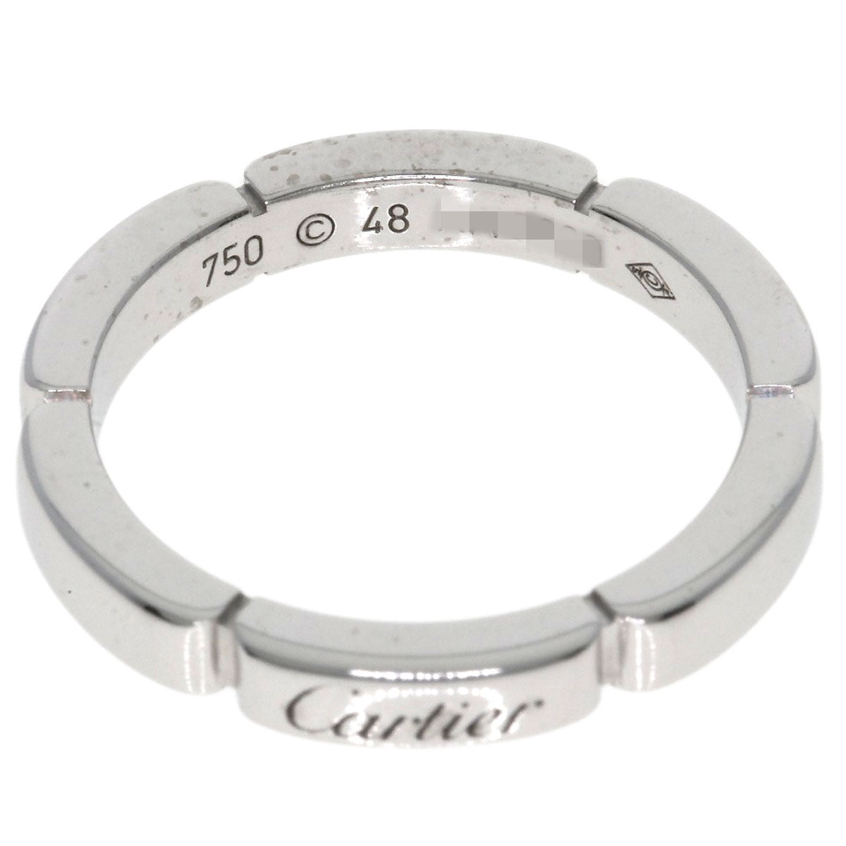 CARTIER Maillon PANTHERE #48 Ring K18 White Gold Ladies [Used]