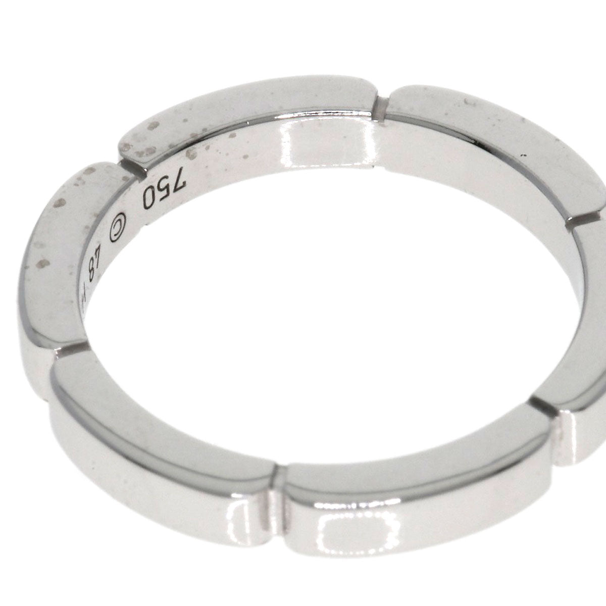 CARTIER Maillon PANTHERE #48 Ring K18 White Gold Ladies [Used]