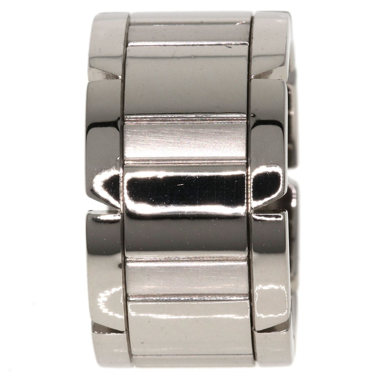 CARTIER Tank Française LM #51 Ring K18 White Gold Ladies [Used]