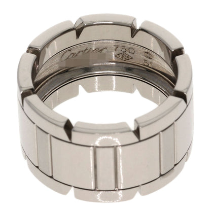 CARTIER Tank Française LM #51 Ring K18 White Gold Ladies [Used]