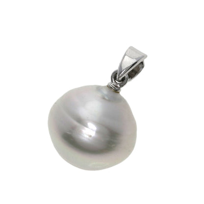 MIKIMOTO Baroque pearl Pearl Pendant top K14 White Gold Ladies [Used]