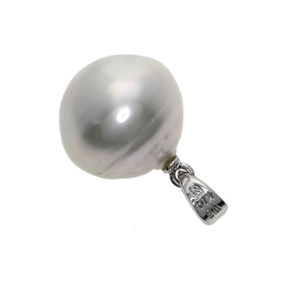 MIKIMOTO Baroque pearl Pearl Pendant top K14 White Gold Ladies [Used]