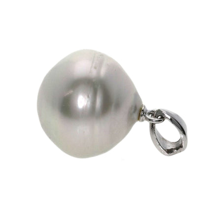 MIKIMOTO Baroque pearl Pearl Pendant top K14 White Gold Ladies [Used]